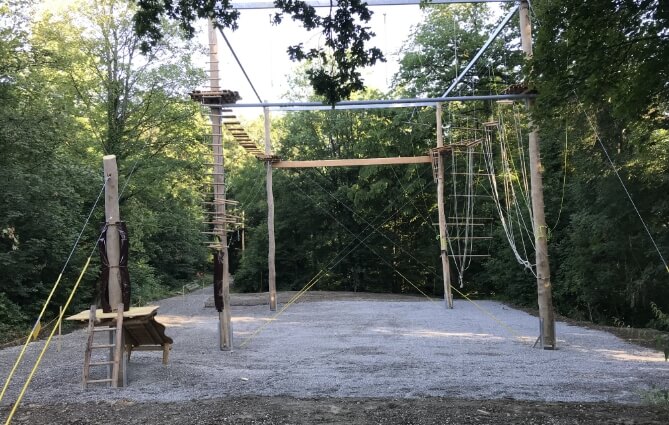 Bild des abgeschlossenen Architekturprojektes eines Hochseilgartens